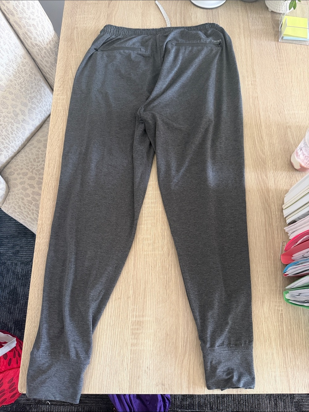 Vuori Charcoal Gray Men's Joggers - Picture 6 of 6
